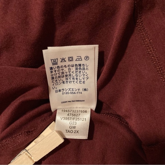 Lands' End Burgundy Turtleneck | Size 2X (20W-22W) | Fall | Winter | Holiday - Picture 6 of 7